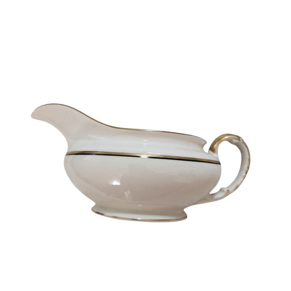 Original Johnson Bros Gravy/Sauce Boat Snowhite Pattern China C.1950's Vintage